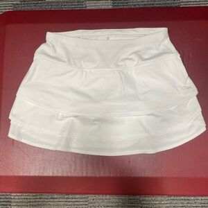 Athleta White Mini Skirt